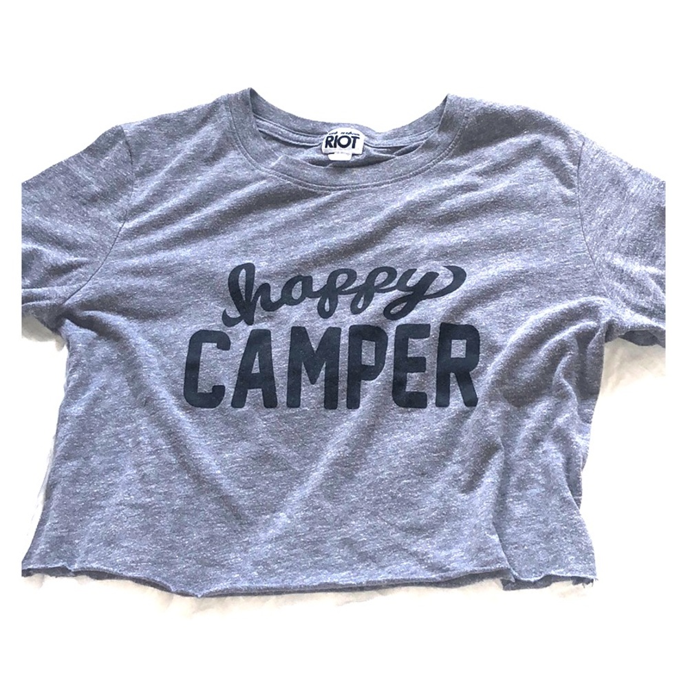 “Happy camper” tee